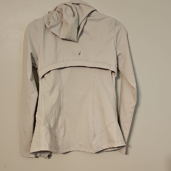 Spyder Women's Light Beige Utility Jacket - Picture 3 of 3